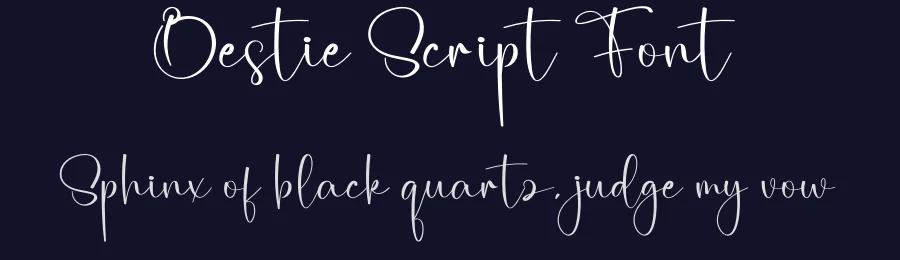 Bestie Script Font by creativeletter — Script Handwritten Font — thumbnail 2