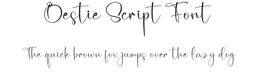 Bestie Script Font by creativeletter — Script Handwritten Font
