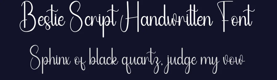 Bestie Script Handwritten Font by andikastudio — Script Handwritten Font — thumbnail 2