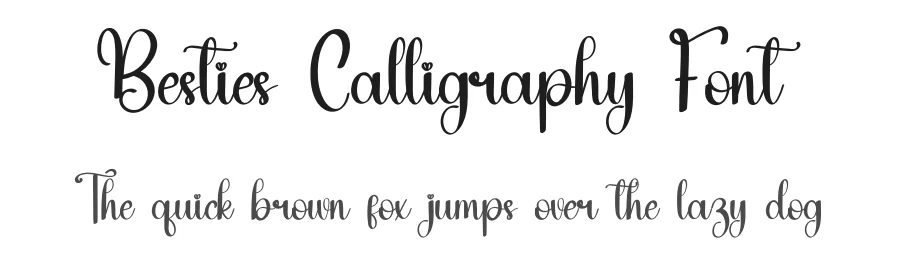 Besties Calligraphy Font by inermediaSTUDIO — Script Handwritten Font