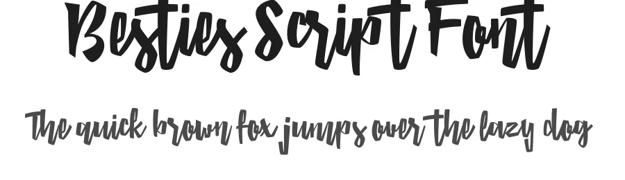 Besties Script Font by agniardi — Script Handwritten Font