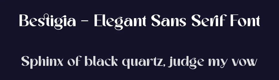 Bestigia – Elegant Sans Serif Font by Ronny_STD — Serif Font — thumbnail 2
