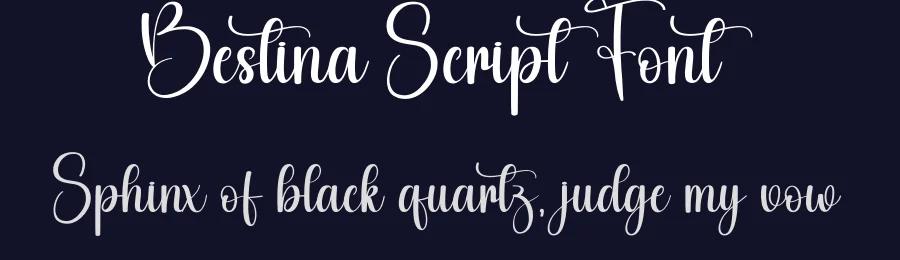 Bestina Script Font by creativeletter — Script Handwritten Font — thumbnail 2