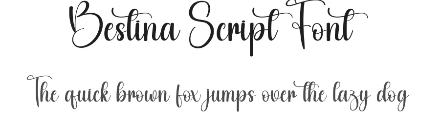 Bestina Script Font by creativeletter — Script Handwritten Font