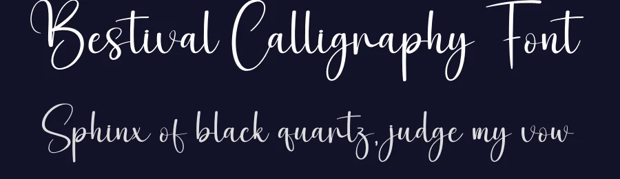 Bestival Calligraphy Font by creativeletter — Script Handwritten Font — thumbnail 2