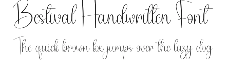 Bestival Handwritten Font by creativeletter — Script Handwritten Font