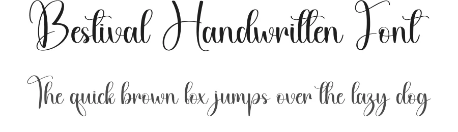 Bestival Handwritten Font by andikastudio — Script Handwritten Font