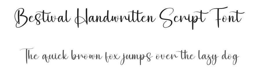 Bestival Handwritten Script Font by andikastudio — Script Handwritten Font