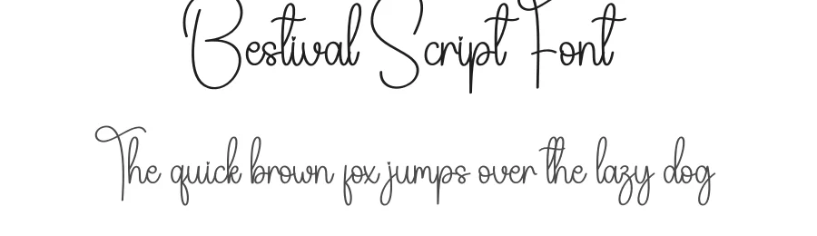 Bestival Script Font by creativeletter — Script Handwritten Font