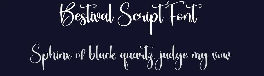Bestival Script Font by creativeletter — Script Handwritten Font — thumbnail 2