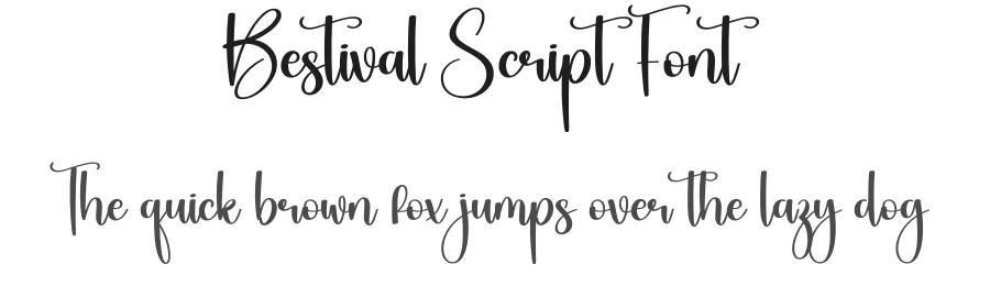 Bestival Script Font by creativeletter — Script Handwritten Font