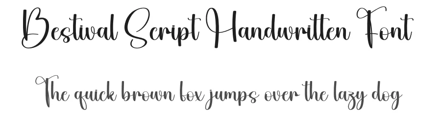 Bestival Script Handwritten Font by andikastudio — Script Handwritten Font