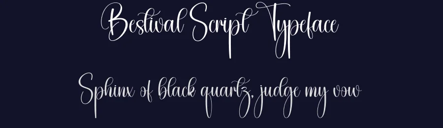 Bestival Script Typeface by creativeletter — Script Handwritten Font — thumbnail 2
