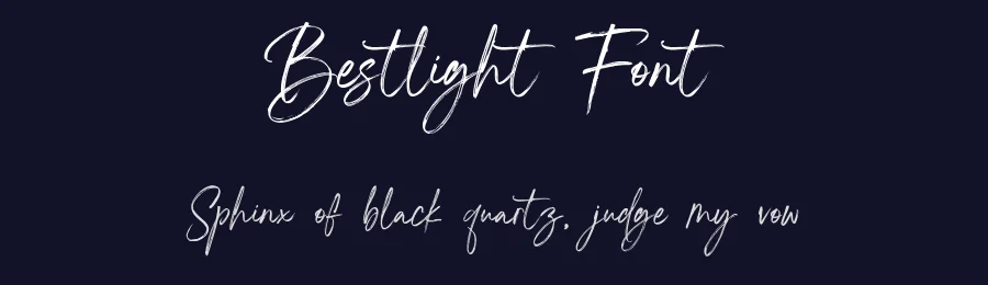 Bestlight Font by Din Studio — Script Handwritten Font — thumbnail 2