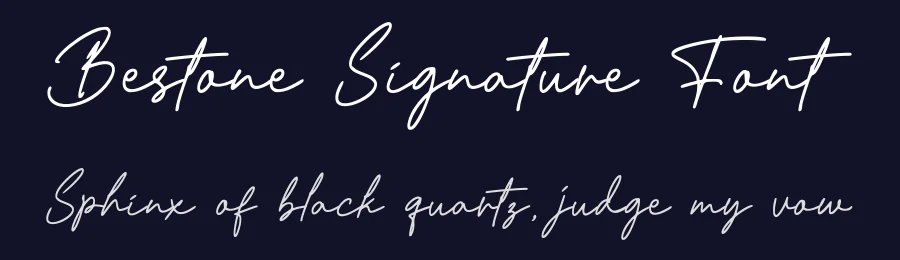 Bestone Signature Font by GlyphStyle — Script Handwritten Font — thumbnail 2