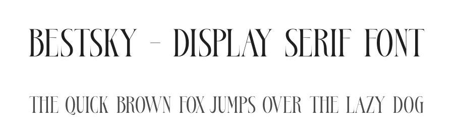 Bestsky – Display Serif Font by timelesstype.co — Display Font