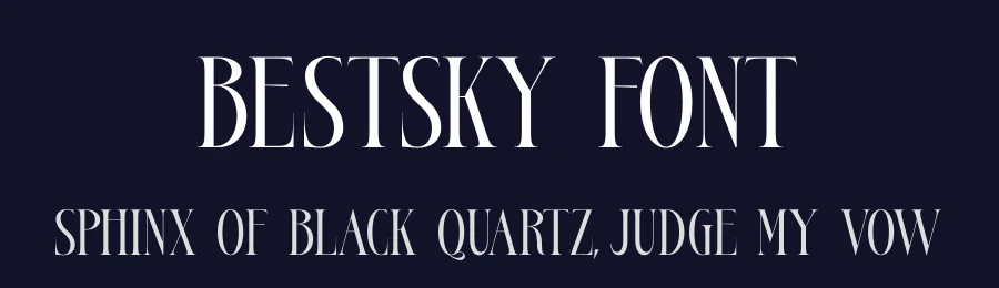 Bestsky Font by timelesstype.co — Serif Font — thumbnail 2