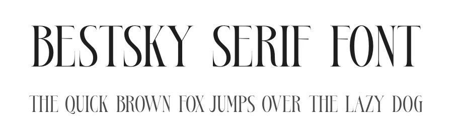 Bestsky Serif Font by timelesstype.co — Serif Font