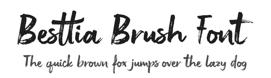 Besttia Brush Font by stripesstudio — Script Handwritten Font