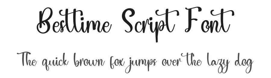 Besttime Script Font by inermediaSTUDIO — Script Handwritten Font