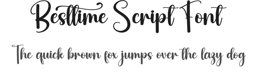 Besttime Script Font by creativeletter — Script Handwritten Font