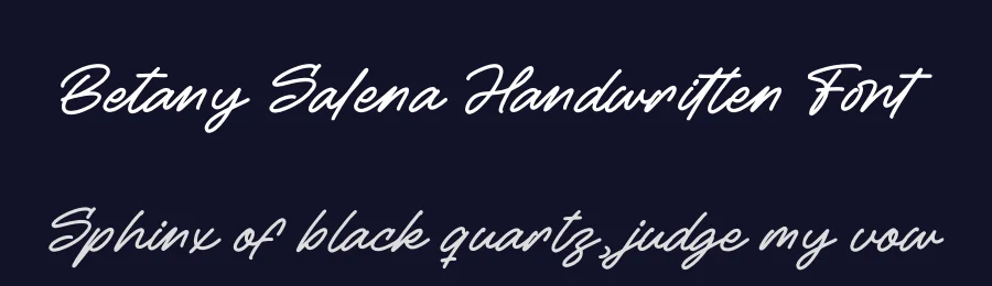 Betany Salena Handwritten Font by letterenastudios — Script Handwritten Font — thumbnail 2
