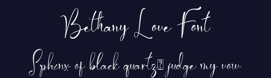 Bethany Love Font by Yoga Letter — Script Handwritten Font — thumbnail 2