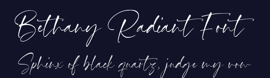 Bethany Radiant Font by Timur type — Script Handwritten Font — thumbnail 2