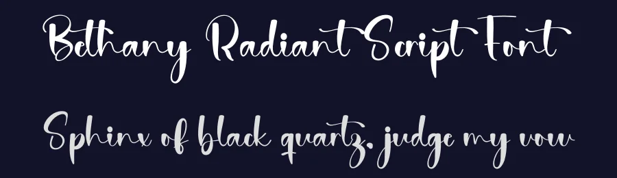 Bethany Radiant Script Font by freshtypeink — Script Handwritten Font — thumbnail 2