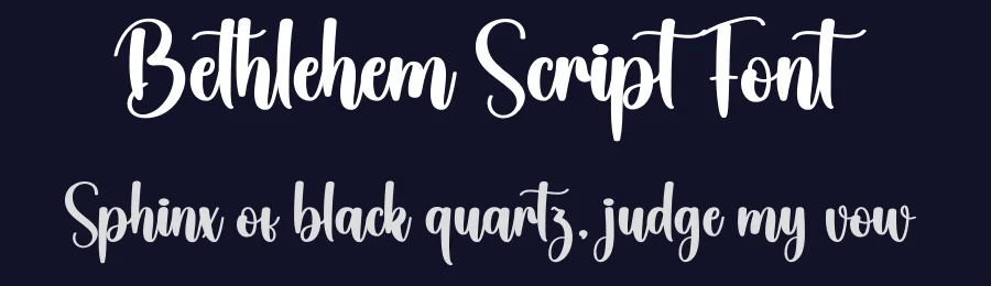 Bethlehem Script Font by creativeletter — Script Handwritten Font — thumbnail 2