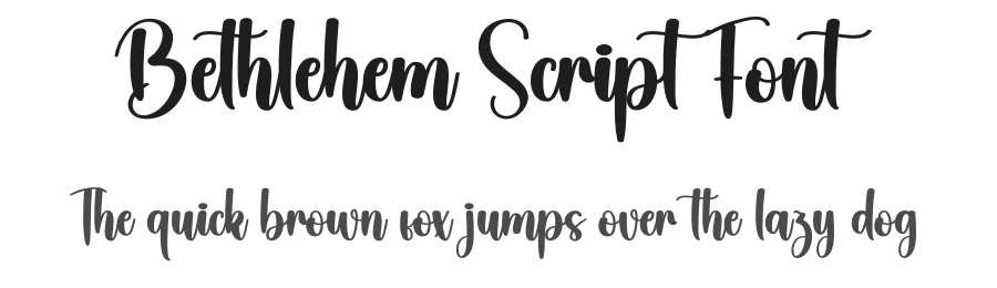 Bethlehem Script Font by creativeletter — Script Handwritten Font