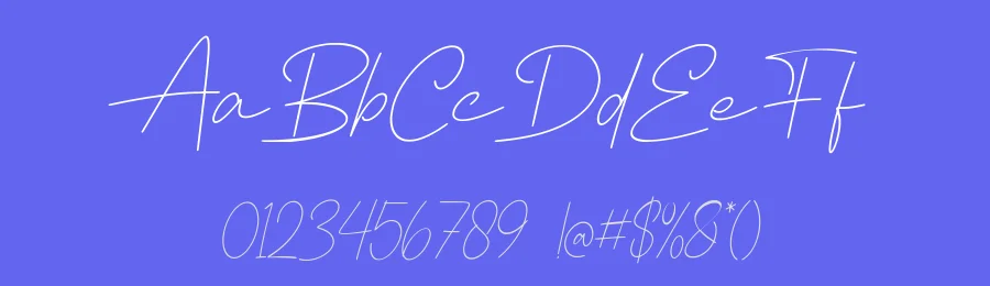 Bethney Signature Font by hyperactype — Serif Font — thumbnail 3