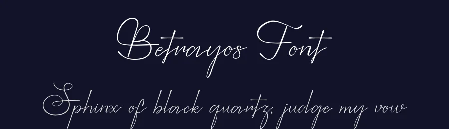 Betrayos Font by Gracetypestudio — Script Handwritten Font — thumbnail 2