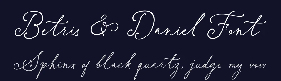Betris & Daniel Font by Ef Studio — Script Handwritten Font — thumbnail 2