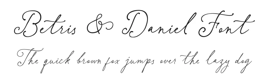 Betris & Daniel Font by Ef Studio — Script Handwritten Font