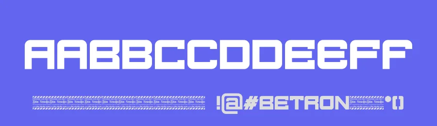 Betron Display Font by Din Studio — Display Font — thumbnail 3