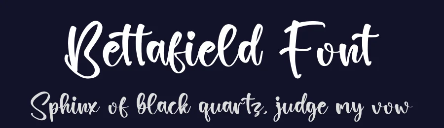 Bettafield Font by glorytype — Script Handwritten Font — thumbnail 2