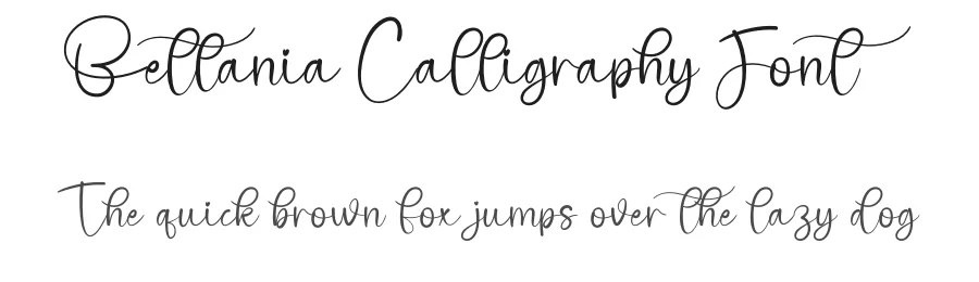 Bettania Calligraphy Font by creativeletter — Script Handwritten Font