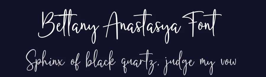 Bettany Anastasya Font by jimtypestudio — Script Handwritten Font — thumbnail 2
