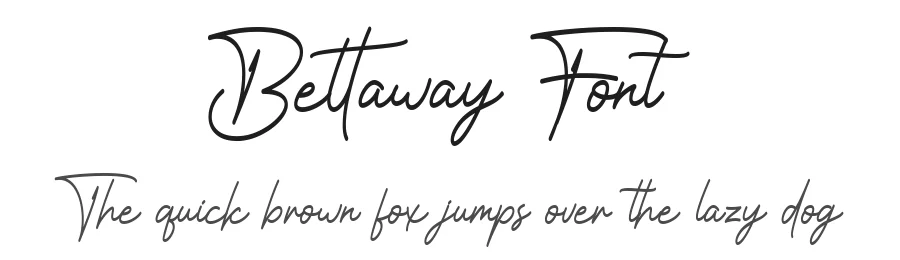 Bettaway Font by andstudio07 — Script Handwritten Font