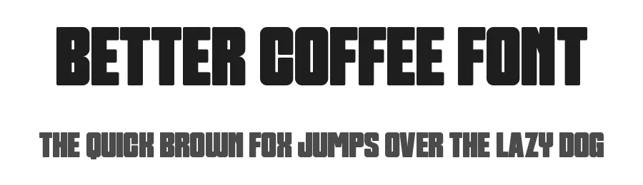 Better Coffee Font by Almairatype — Decorative Font