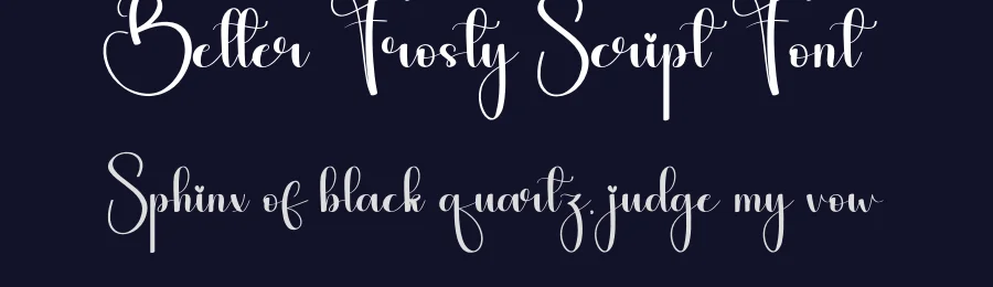 Better Frosty Script Font by andikastudio — Script Handwritten Font — thumbnail 2