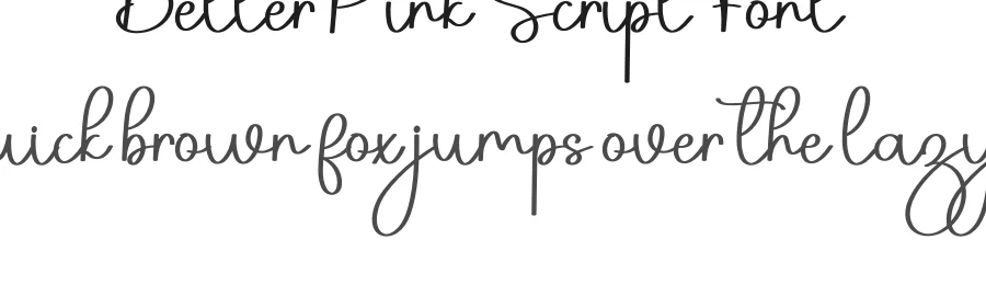 Better Pink Script Font by inermediaSTUDIO — Script Handwritten Font