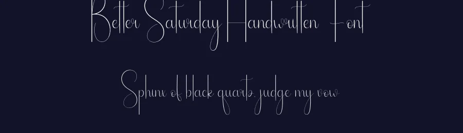 Better Saturday Handwritten Font by andikastudio — Script Handwritten Font — thumbnail 2