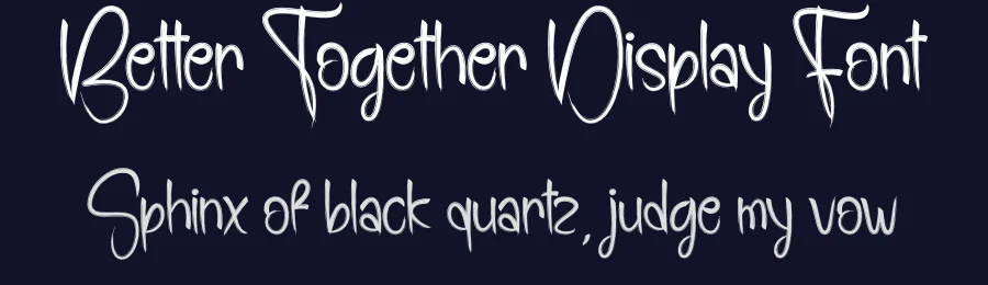 Better Together Display Font by andikastudio — Display Font — thumbnail 2