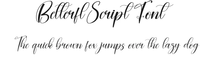 Betterfl Script Font by creativeletter — Script Handwritten Font