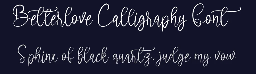 Betterlove Calligraphy Font by creativeletter — Script Handwritten Font — thumbnail 2
