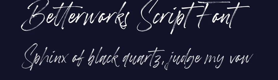 Betterworks Script Font by Letteralle Studio — Script Handwritten Font — thumbnail 2