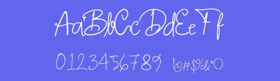 Betthamy Duffoe Script Font by Dhabee — Script Handwritten Font — thumbnail 3