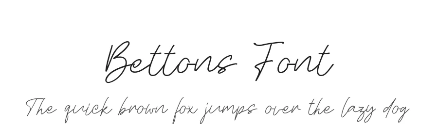 Bettons Font by alit design — Script Handwritten Font